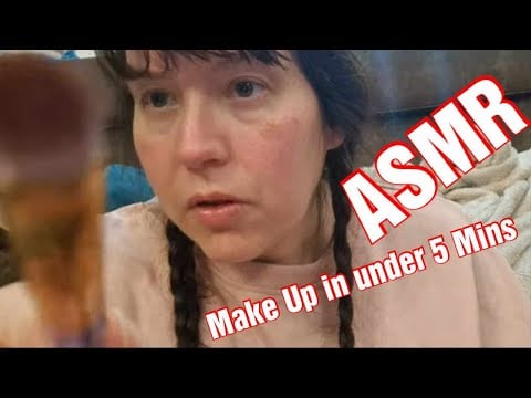 ASMR Doing your Make Up in under 5 Minutes !! Let's get this done !! #asmr