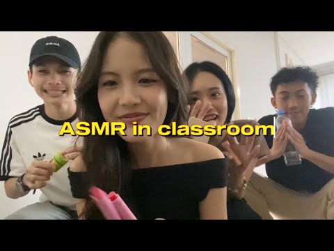 ASMR Thai Lo-Fi Vibes in the Classroom 🌙📚 | ASMR ในห้องเรียน | Mimbbbee