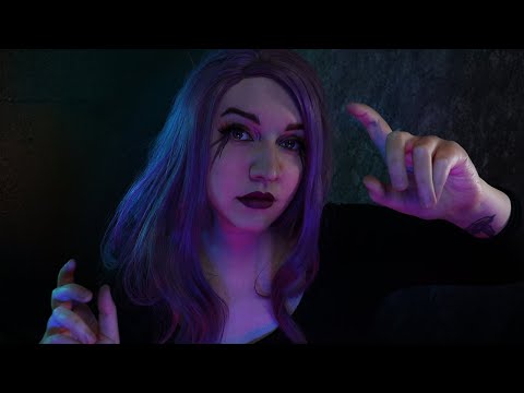 ASMR / Demon Girl Helps you fall asleep (plucking, scalpmassage, face touching, etc)