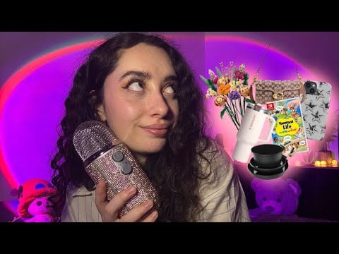 ASMR - MA WISHLIST D'ANNIVERSAIRE 2026 🎂🎁 (chuchotement très proche du micro)