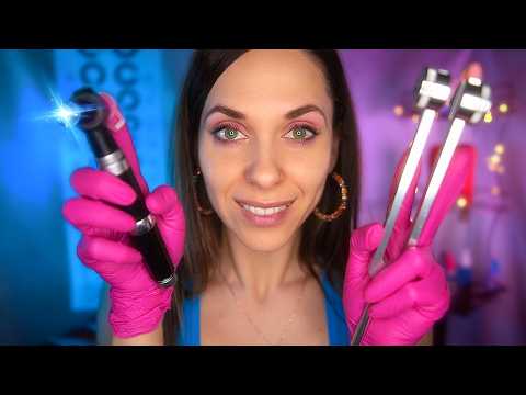 ASMR Realistic Ear Cleaning and Otoscope exam for SLEEP