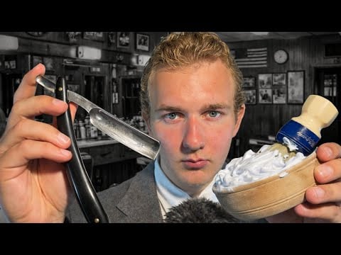 ASMR rude 1950 southern barber