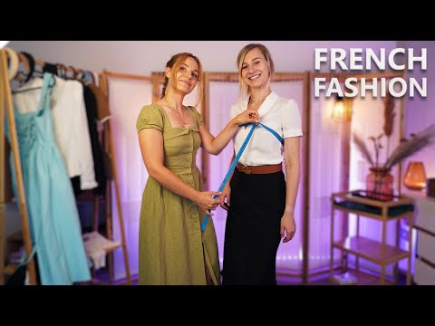 [ASMR] PERFECTIONIST Styling of Various FRENCH Fashion Clothes | Real Person ASMR, Outfit check