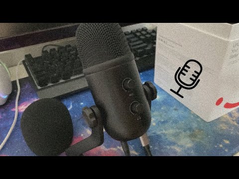 АСМР ОБЗОР НОВОГО МИКРОФОНА🎤 ASMR REVIEW OF THE NEW MICROPHONE