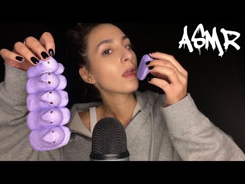 АСМР Итинг Маршмеллоу / ASMR Peeps MARSHMALLOWS (Eating Sounds)