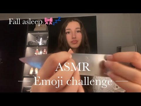 Asmr Emoji challenge for sleep 🎀💤