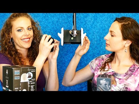 ASMR Binaural Whisper & Triggers: 2 Girls, 1 3Dio! Tapping, Ear Massage, Hair Brushing, Brushes