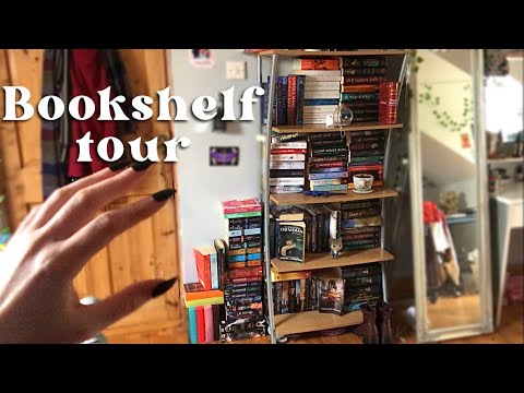 ASMR | BOOKSHELF TOUR ( 200 Subs)