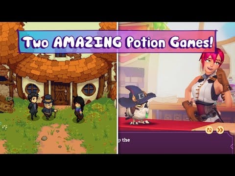 ASMR ⚗️ Two PERFECT Potion Games to Heal Your Troubles 😴 Potion Permit & Potionomics