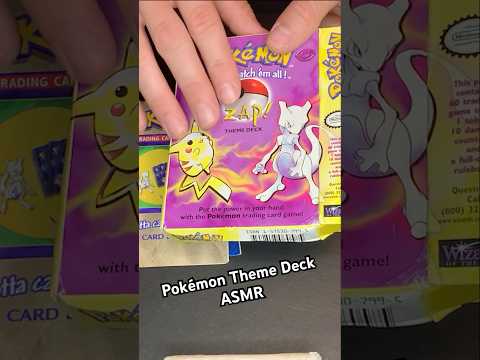 ASMR Pokémon Base Set "Zap" Theme Deck⚡  | Tapping, Soft Spoken,  #pokemonasmr #pokemontcg #asmr