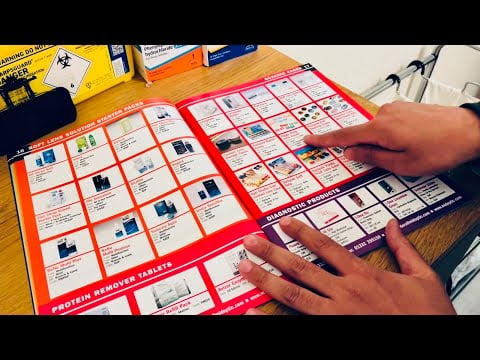 ASMR: Reading and Finger Tracing from Optical Catalogue