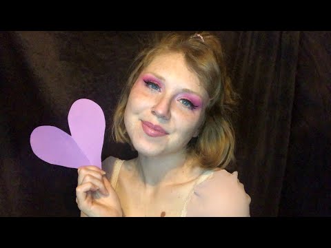 [ASMR] Happy Valentine's Day! Let's Make Paper Hearts Together (｡♥‿♥｡)