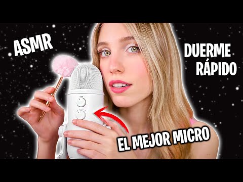 ASMR CON EL MICRO BLANCO (VUELVE!) Sonidos muy relajantes para dormir rápido 💤