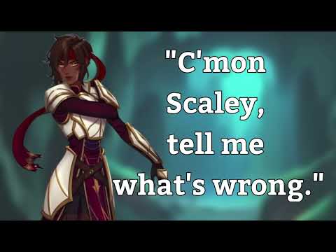 {Asmr} Knight nemesis tries to cheer you up [dragon listener] [comfort] [teasing] [fantasy] [f4a]