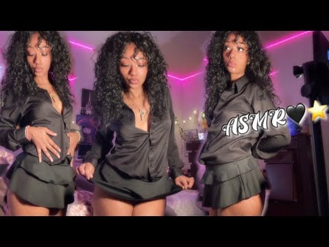 ASMR Fabric Scratching, Pulling, and Rubbing 🖤🫧⭐️🥵