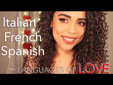 Valentines Day ASMR ~ Whispering in ITALIAN, FRENCH and SPANISH + Eating Chocolates ~