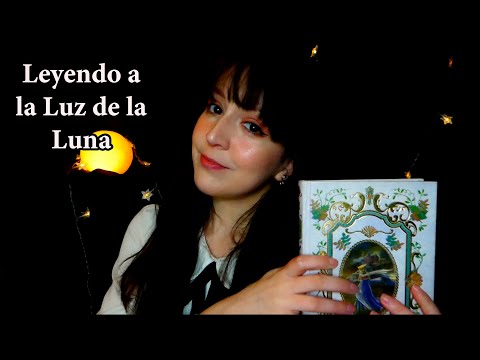 ⭐ASMR Leyendo a la luz de la luna (Español, Soft Spoken)