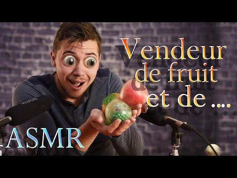 asmr français : Vendeur de fruit et de Mousse de Perlimpinpin ! 😍😍 jeux de role,  Role play