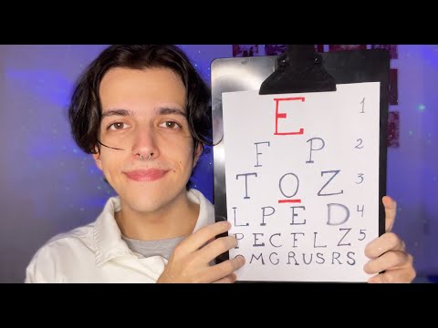 ASMR EXAME DOS NERVOS CRANIANOS COMPLETO !!!