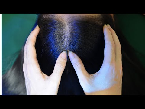 ASMR Relaxing Scalp Massage Using Hand Roller For Relieve Headache ( No Talking )