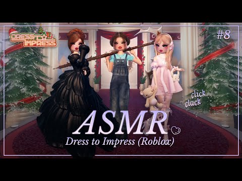 ASMR ✧ Susurrándote mientras juego a Dress to Impress #8 👗🎀 [binaural, gameplay susurrado] [códigos]