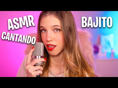 ASMR CANTANDO BAJITO HASTA QUE TE DUERMAS + ECO 🧠 TE CANTO CON SUSURROS 🎙 #5