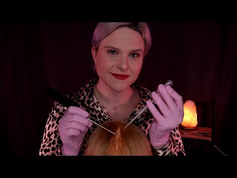 A SLEEP INDUCING ASMR Scalp Check & Scalp Treatment