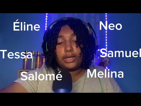 ASMR: Avec vos prénoms ❤️ ( bruits de bouche 👄 + Visuel)