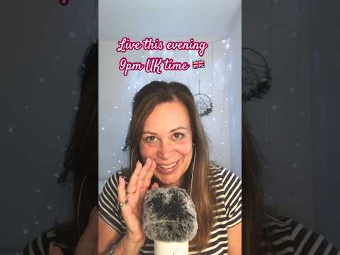 Whispered ASMR live this evening