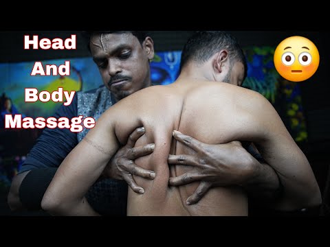 Strong Wrist Barber Doing ASMR Deep Tissue Head And Body Massage | Neck Cracking No Talking ASMR