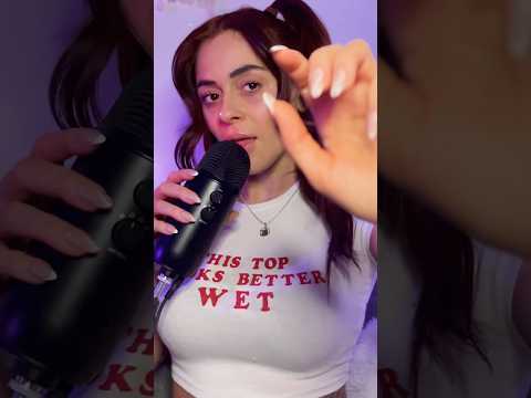 What type of tingly words do you want me to say? Tell me in the comments ⬇️ #asmr #asmrsounds #fyp
