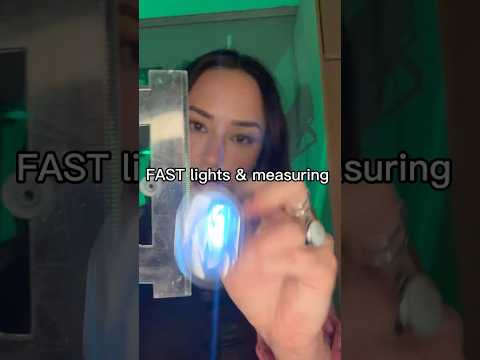 lights + measuring 🥰 #fastandaggressiveasmr #fastasmr #asmr #asmrsounds #fyp #lighttriggers #relax