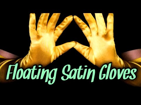 ASMR SATIN GLOVES for SLEEP 🧤 Hand Movements 🌸 Follow the Light 🔦 Brushing 🖌️ Soft Spoken - Rain ☔