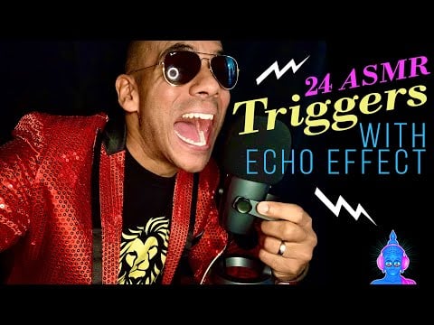 ASMR / 24 🔥 FAST 👿 AGGRESSIVE ASMR TRIGGERS / WITH ECHO EFFECT / 37 MINUTE LOOP