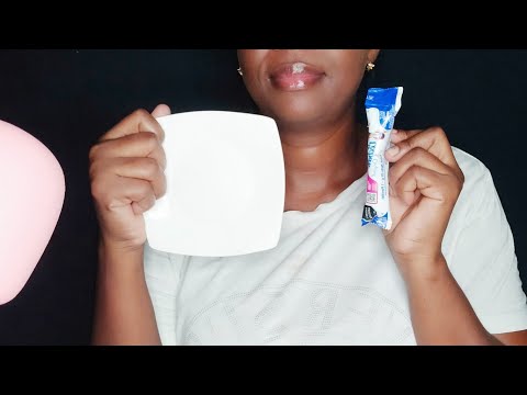 "¡Experiencia Única! ASMR Lamiendo Leche Condensada en plato de Vidrio"