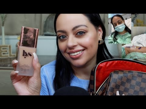 ASMR| Doing my Everyday Makeup Routine & My Gallbladder Surgery Experience Storytime