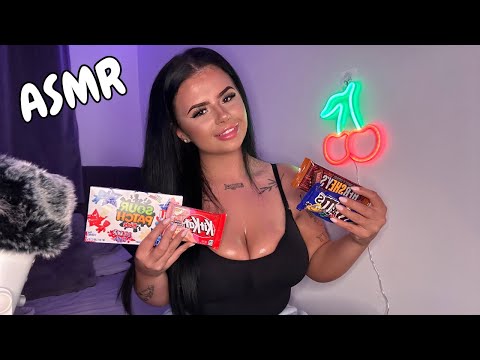 British Girl Tries American Candy 🍬💦ASMR