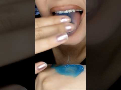 Asmr candy spit painting