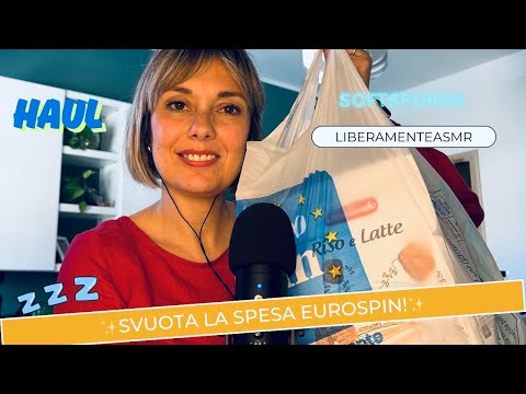 Asmr ita Softspoken Haul ✨Svuota la spesa Eurospin!✨