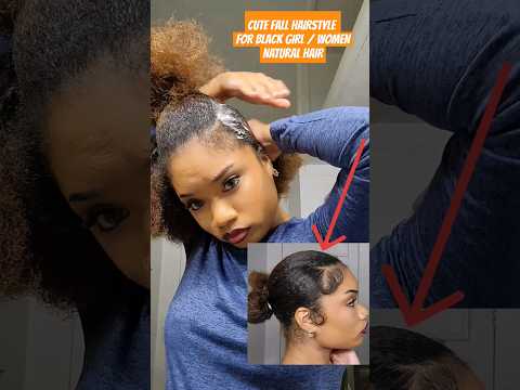 EASY NATURAL HAIRSTYLES 😯 #fyp #naturalhair #blacktiktok #blackgirlmagic #hair