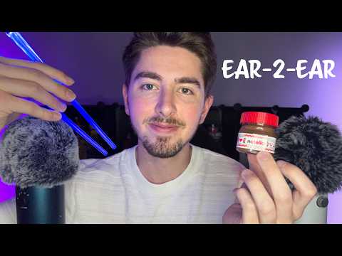 [ASMR] Soft Whisper & Gentle Plucking Ear to Ear for DEEP SLEEP