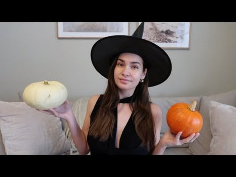 ASMR Pumpkin Tapping and Scratching