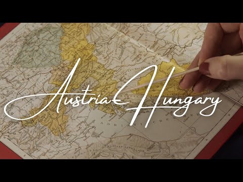 ASMR History: The many languages of Austria-Hungary (soft spoken, map tracing)