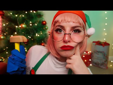 ASMR Roleplay Elfa de Santa Claus Y su Primer Juguete