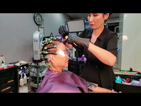 Korean Hair salon ASMR (visual and auditory activation) I hope you enjoy the long video!!