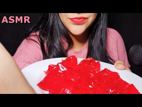 ASMR comiendo GELATINA con la Mano | ASMR en Español