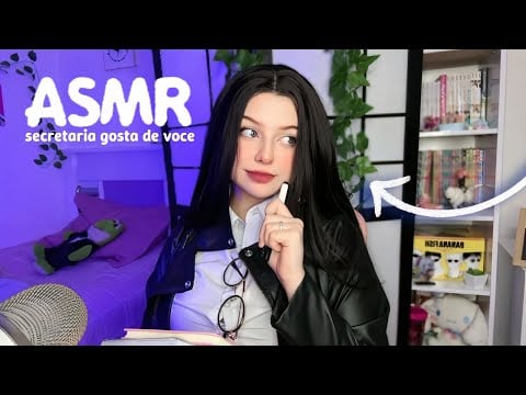 ASMR : Mas sua secretária tem interesse em você 👩🏻‍💻❤️ • Roleplay  