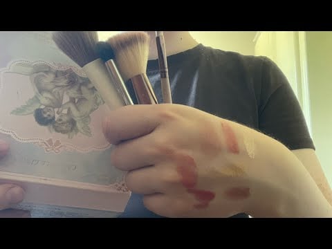 ASMR summer night out makeup 🌃💄 no talking