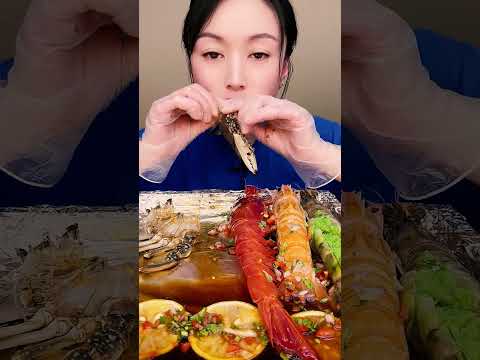 🦐🍲 Spicy seafood mukbang giant feast #SpicySeafood #GiantSeafood