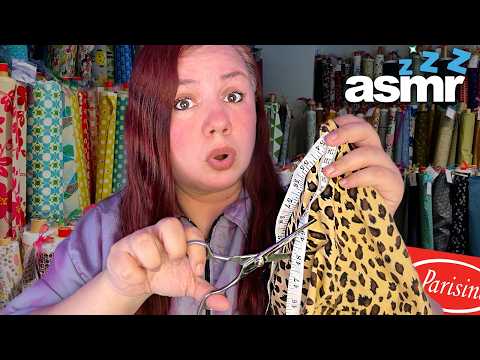 ASMR VENDEDORA de Telas Parisina Realista ROLEPLAY